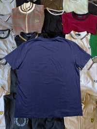 Three Stroke T-shirt | Marineblau | Gr. S