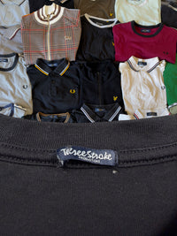 Three Stroke T-shirt | Schwarz | Gr. S