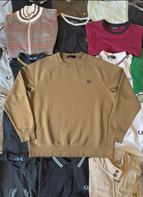 Fred Perry Sweater | Braun | Gr. L