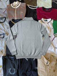 Fred Perry Quarterzip | Grau | Gr. S