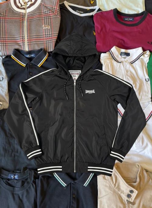 Lonsdale Windbreaker | Schwarz | Gr. L