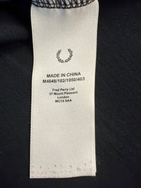 Fred Perry T-shirt | Schwarz / Bronze | Gr. S