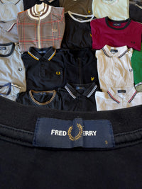 Fred Perry T-shirt | Schwarz / Bronze | Gr. S