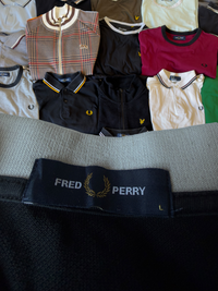 Fred Perry Polo | Schwarz | Gr. L