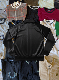 Fred Perry Sportjacke | Schwarz | Gr. XS