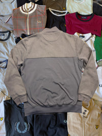 Lyle & Scott Zipper | Beige / Grau | Gr. L
