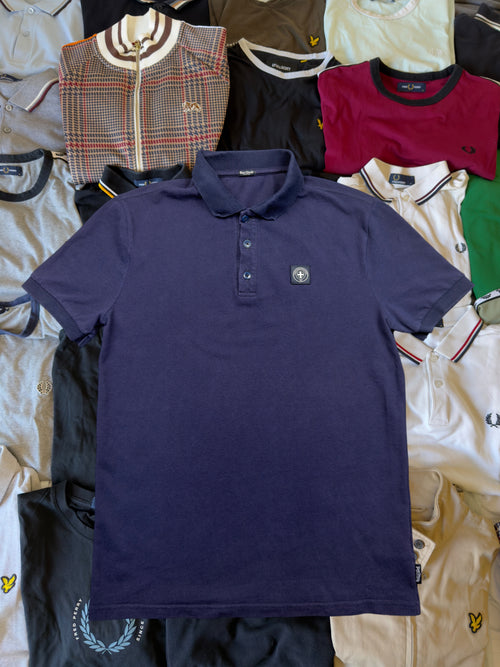 Three Stroke Polo | Marineblau | Gr. S