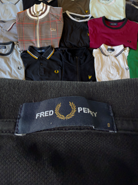 Fred Perry Polo | Schwarz / Bronze | Gr. S