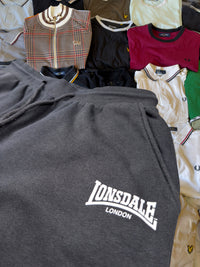 Lonsdale Jogginghose | Schwarz | Gr. S