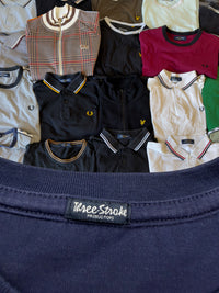 Three Stroke T-shirt | Marineblau | Gr. S