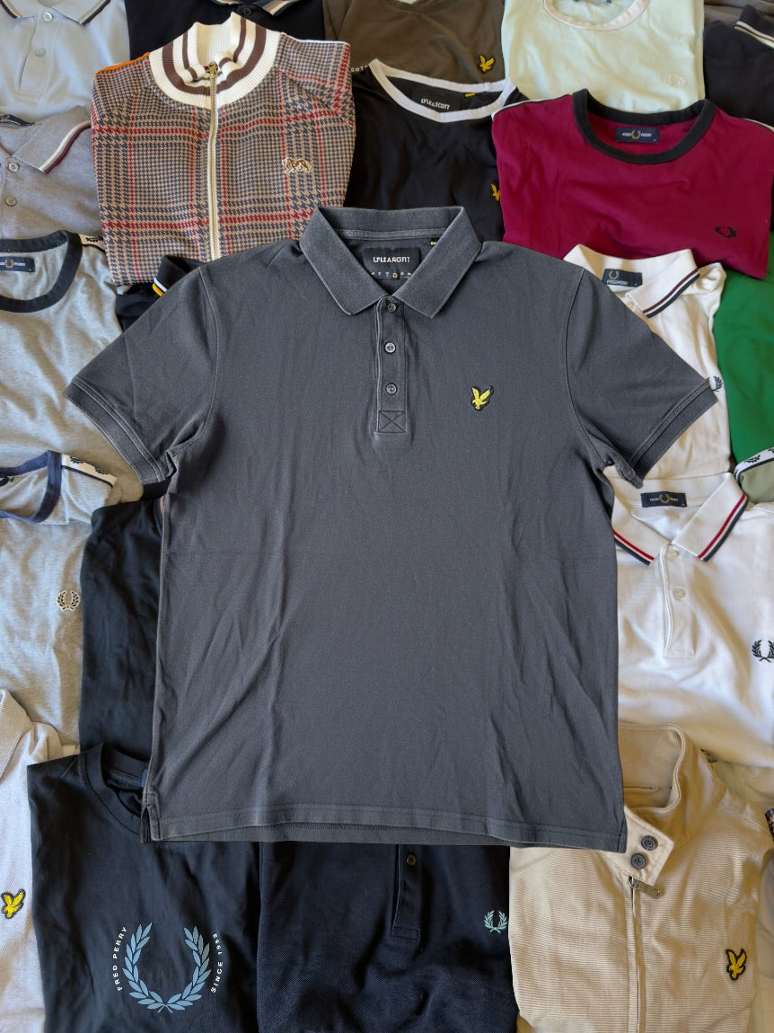 Lyle & Scott Polo | Grau | Gr. L