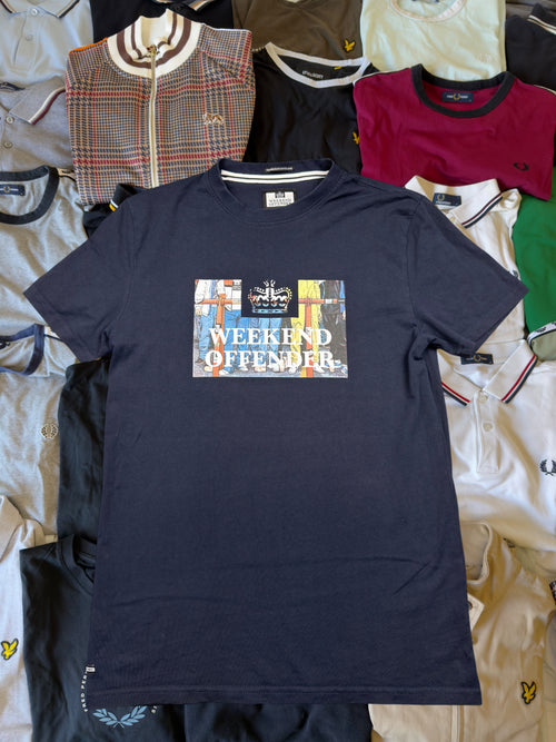 Weekend Offender T-shirt | Marineblau | Gr. S