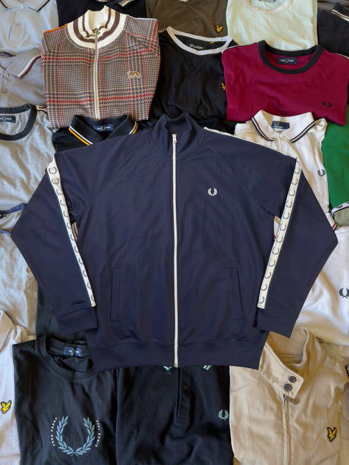 Fred Perry Sportjacke | Marineblau | Gr. L