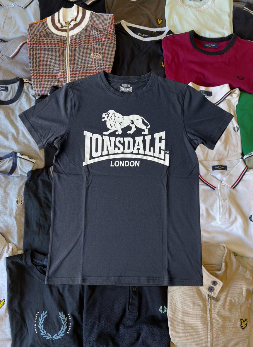 Lonsdale T-shirt | Marineblau | Gr. M