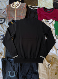 Fred Perry Sweater | Schwarz | Gr. S