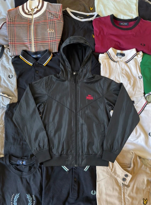 Lonsdale Windbreaker | Schwarz | Gr. XS