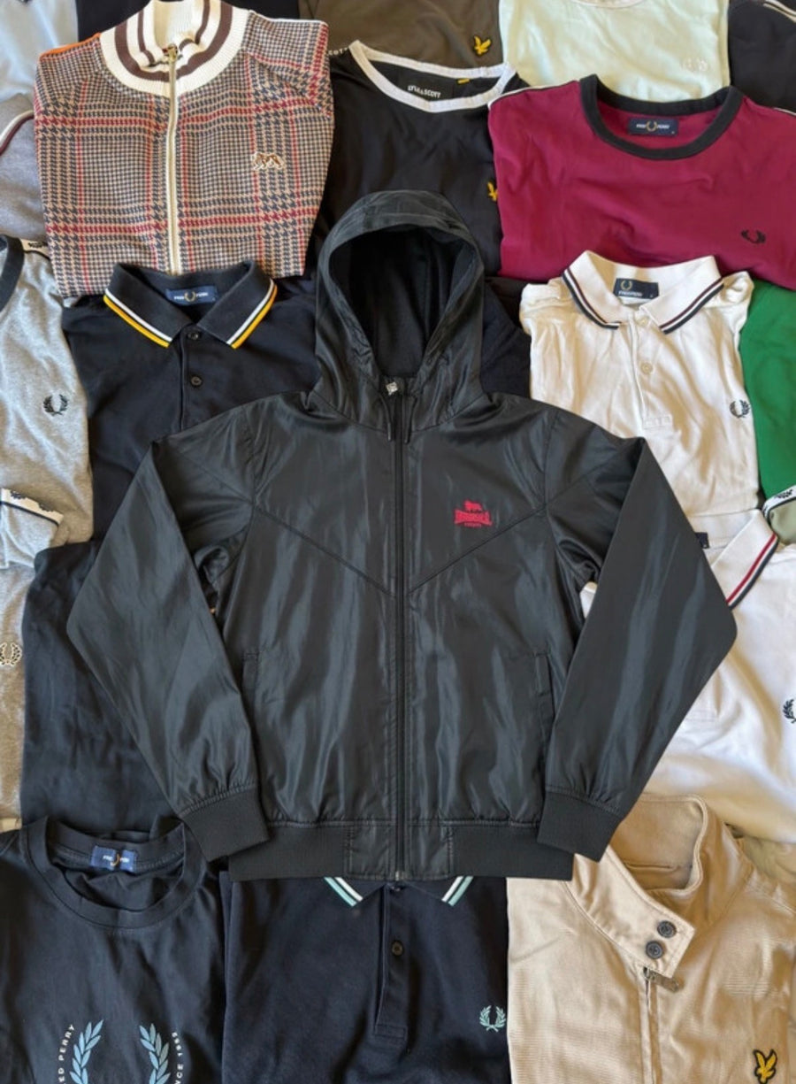 Lonsdale Windbreaker | Schwarz | Gr. XS