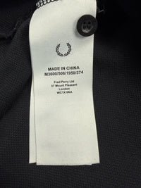 Fred Perry Polo | Schwarz / Gelb | Gr. M