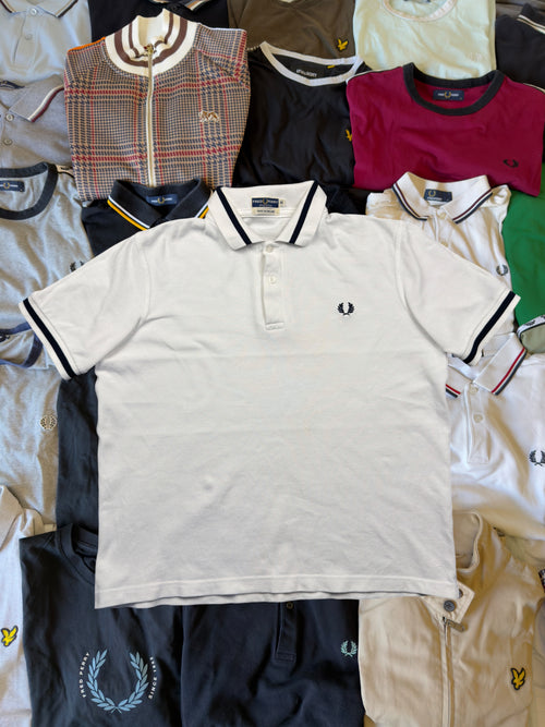 Fred Perry Polo | Weiß | Gr. M