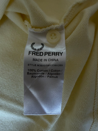 Fred Perry Polo | Gelb | Gr. XL ( Slim Fit )