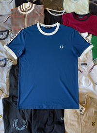 Fred Perry T-shirt | Blau | Gr. S