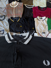 Fred Perry Polo | Schwarz | Gr. L