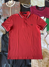 Fred Perry Polo | Rot | Gr. S