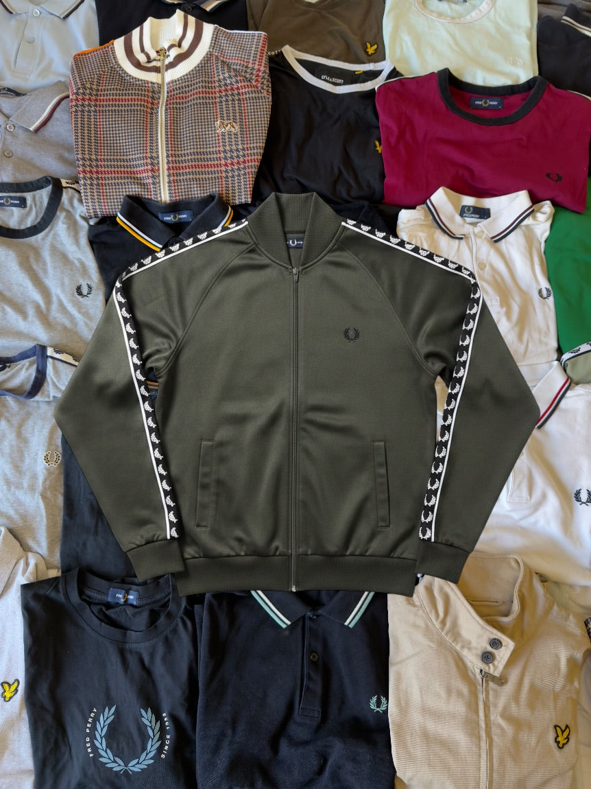 Fred Perry Sportjacke | Olivgrün | Gr. S