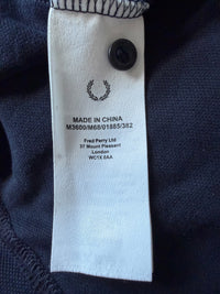 Fred Perry Polo | Schwarz / Bronze | Gr. XS