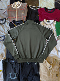 Fred Perry Sportjacke | Olivgrün | Gr. S