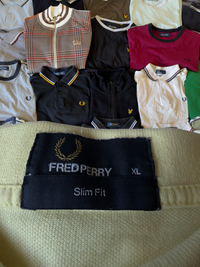 Fred Perry Polo | Gelb | Gr. XL ( Slim Fit )