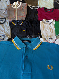 Fred Perry Polo | Blau | Gr. XS