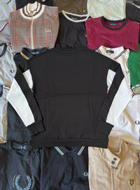 Fred Perry Sweater | Schwarz | Gr. S