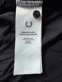 Fred Perry Polo | Schwarz | Gr. S