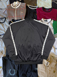 Fred Perry Sportjacke | Schwarz | Gr. M