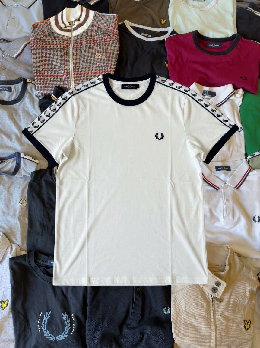 Fred Perry T-shirt | Weiß | Gr. M