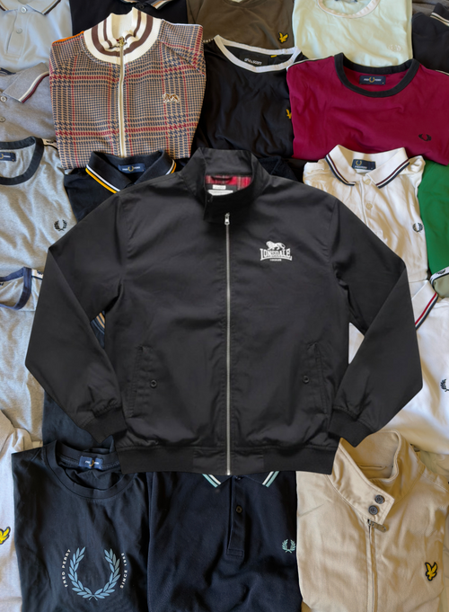 Lonsdale Bomberjacke | Schwarz | Gr. XL