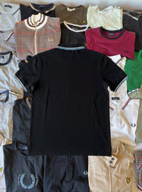 Fred Perry Polo | Schwarz | Gr. S