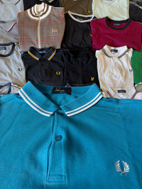 Fred Perry Polo | Blau | Gr. L ( Slim Fit )