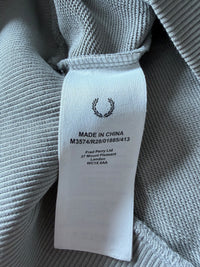 Fred Perry Quarterzip | Salbeigrün | Gr. L