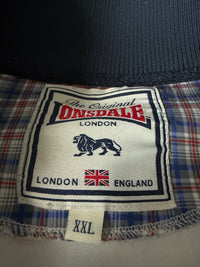 Just Casual Lonsdale London Trainingsjacke mit kariertem Muster und Markenlogo-Etikett im Nackenbereich