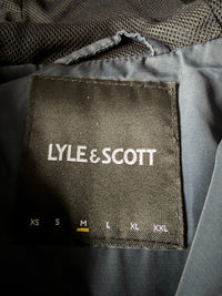 Just Casual Lyle & Scott Windbreaker Etikett mit Größenangabe M in Anthrazit
