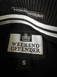 Just Casual Weekend Offender Poloshirt in Schwarz mit Markenlogo und Kragendetail
