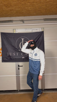 Unfair Athletics Sportjacke | Weiß / Blau | Gr. M
